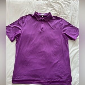 Peter Millar Short Sleeve Summer Comfort Print Polo Knit Shirt Size 2XTall